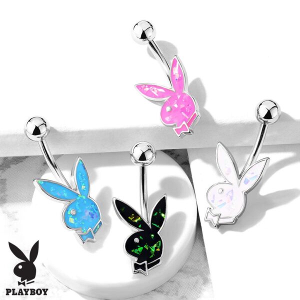 Opal Glitter Playboy Bunny Belly Bar - Image 5