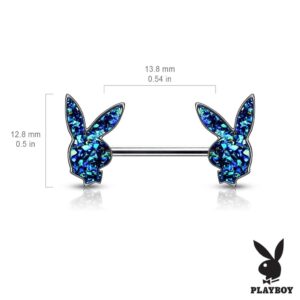 Druzy Stone Playboy Nipple Bar
