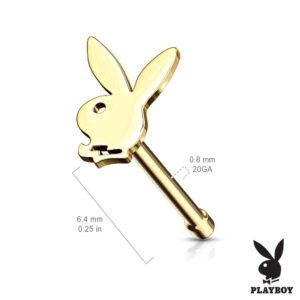 Playboy Bunny Nose Bone Stud