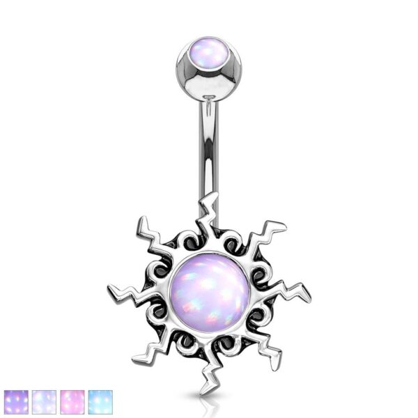 Illuminating Stone Tribal Sun Belly Bar