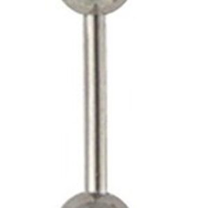 16g Straight Steel Eyebrow Barbell