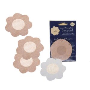 5 Pairs Nude Nipple Covers / Pasties / Self Adhesive Breast Stickers