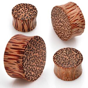 Organic Coco Wood Saddle Plug