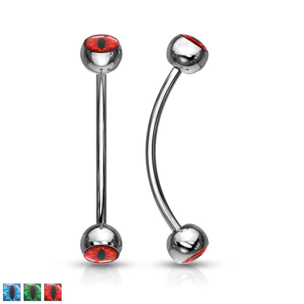 Curved Snake Eye Piercing
