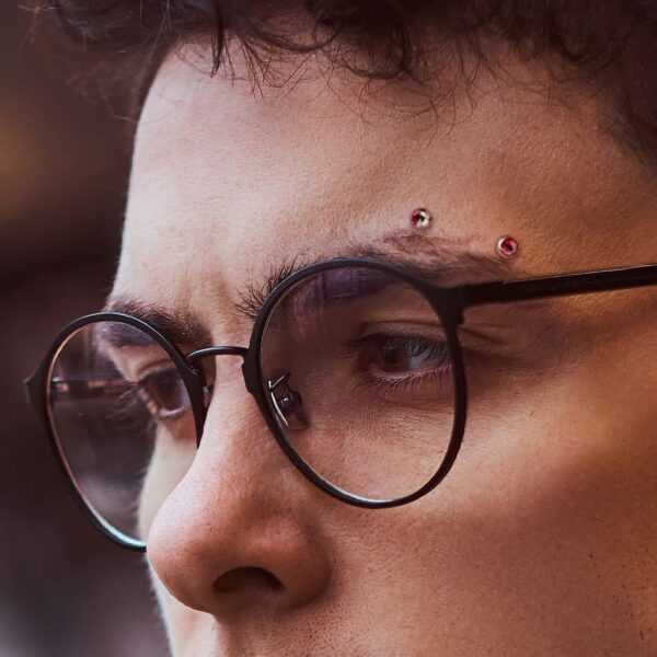 Curved Snake Eye Piercing