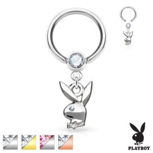 Playboy Dangle Crystal Captive Ring